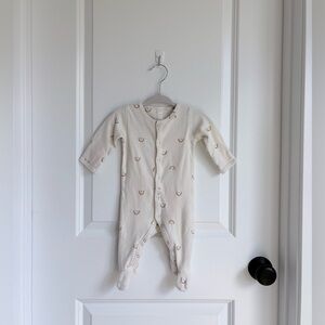 🌈Rylee + Cru x Parachute Cream Neutral Rainbow Snap Footie